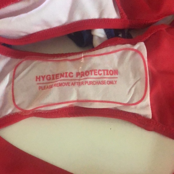 Bobbie Brooks Red White and Blue Ladies Swim suit - Picture 7 of 7